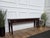 Beautiful Italian antique country wooden bench, with carved front legs in original aged natural color giving the rich and...