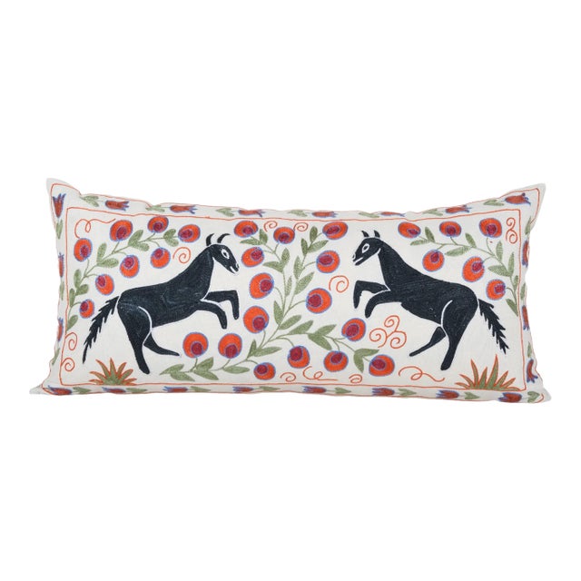 Suzani Horse Pillow Cover For Sale