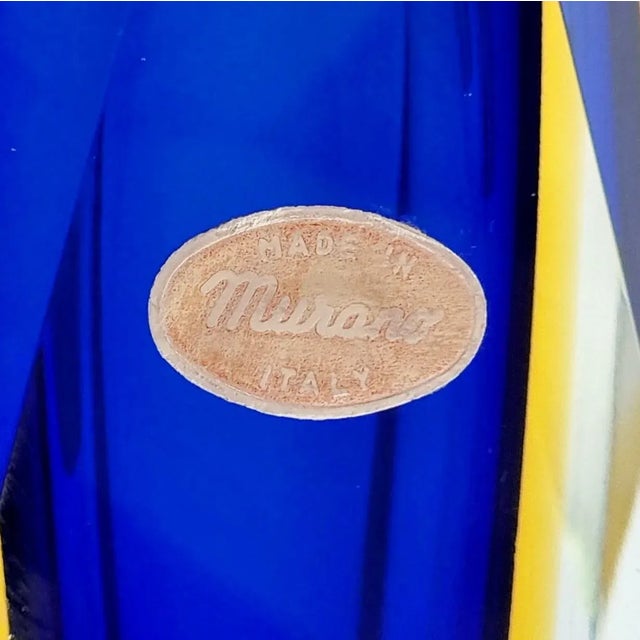 Alessandro Mandruzzato Mid-Century Modern Sommerso Murano Glass Vase by Flavio Poli for Alessandro Mandruzzato, Italy, 1970s For Sale - Image 4 of 9