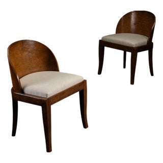 Art Deco Accent Chairs, 1930s, Set of 2 For Sale