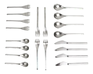 1960s Amboss Helmut Alder Austria Flatware Set- 20 Pieces