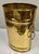 Mid 20th Century Vintage Hammered Brass Lion Handle Wastebasket or Umbrella Stand For Sale - Image 5 of 9