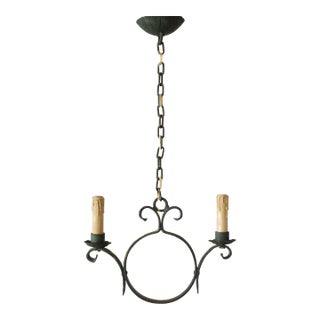 1950s Two Arm Swedish Modern Pendant For Sale