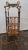 Victorian 1880s Victorian Wicker Bamboo Heywood Brothers Co. ( Heywood Wakefield) Etagere Nick Nack Table For Sale - Image 3 of 8