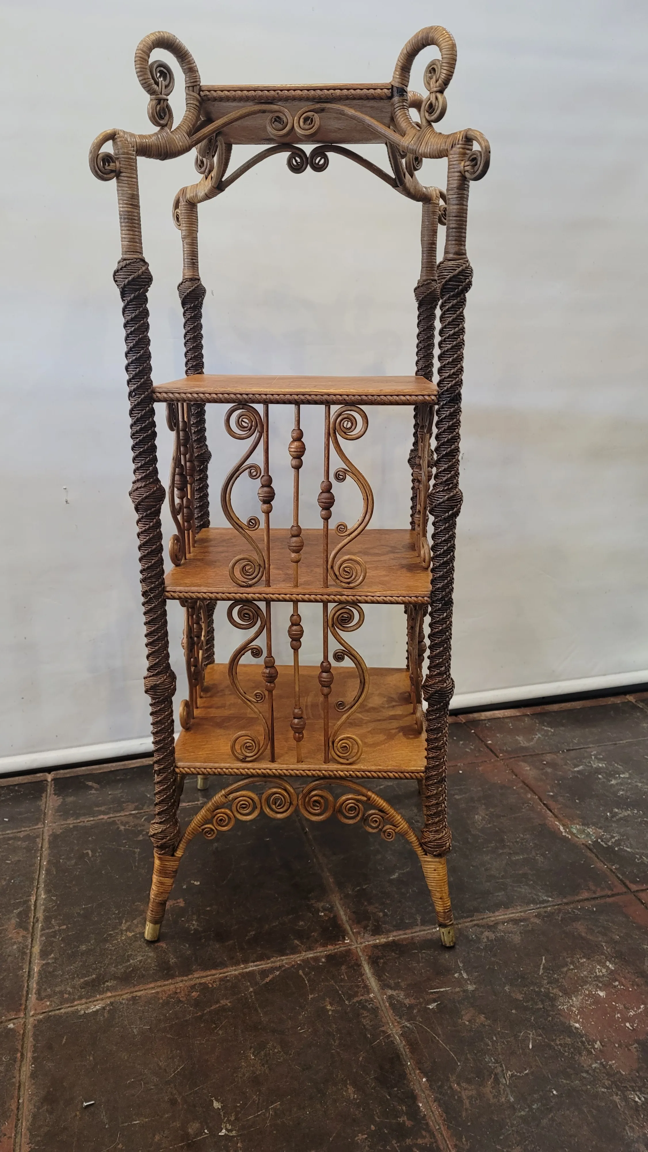 1880s Victorian Wicker Heywood Brothers Co. ( Hewood Wakefield