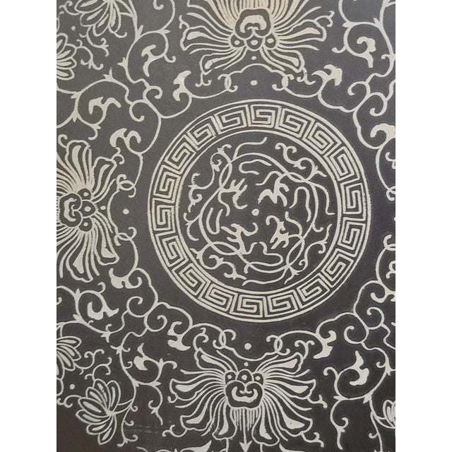 Chinese Folding Screen with Carved Hardstone Animals, 1920 For Sale - Image 16 of 17