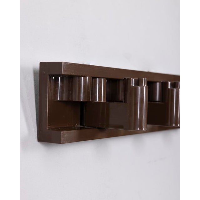 Plastic Minivip Wall Coat Rack by Benanti and Brunori for Velca Legano, Italy, 1970s For Sale - Image 7 of 10
