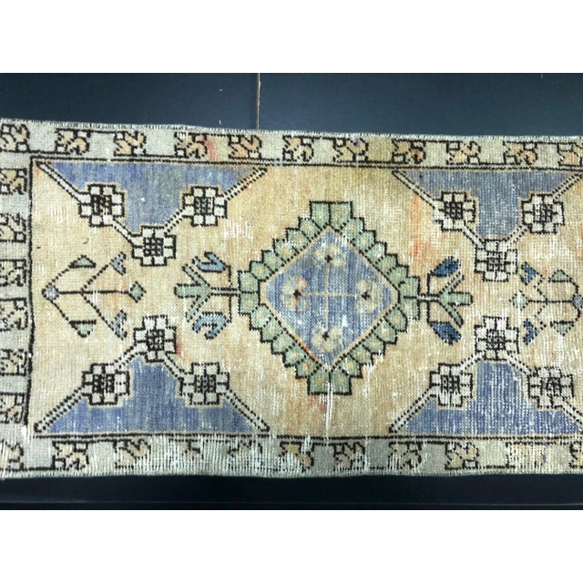 Small Handmade Wool Rug, 1960s, in Flawless conditions. Designed 1960 to 1969