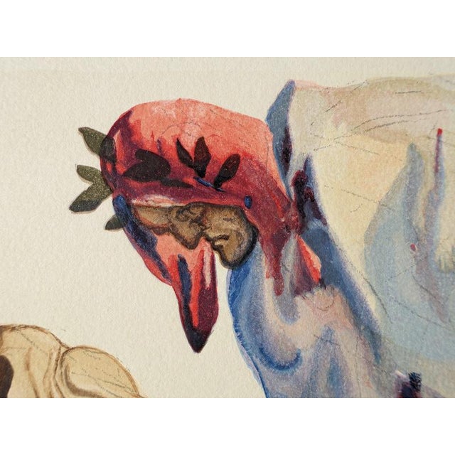 Modern Salvador Dali, The Princes of the Flowery Valley, Woodcut For Sale - Image 3 of 6