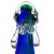 Murano Murano Vintage Sommerso Blue Green Italian Art Glass Puppy Dog Figure Sculpture, Manner of Seguso, Nason For Sale - Image 4 of 7