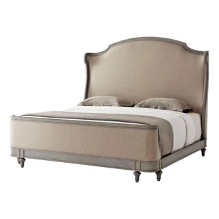 Provincial Painted King Size Bed For Sale
