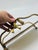 Metal Vintage Gold Italian Tray For Sale - Image 7 of 7