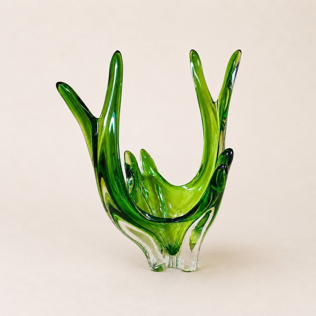 Murano Lava Glass Centerpiece, 1980s For Sale - Image 4 of 7