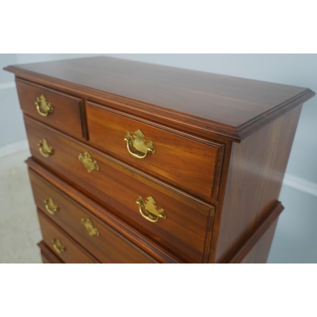 Harden Cherry Triple Stack Chippendale High Chest For Sale In Philadelphia - Image 6 of 16