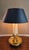 Classic Vintage Frederick Cooper Brass bouillotte lamp. Create elegant lighting accent wherever displayed. Matte black...