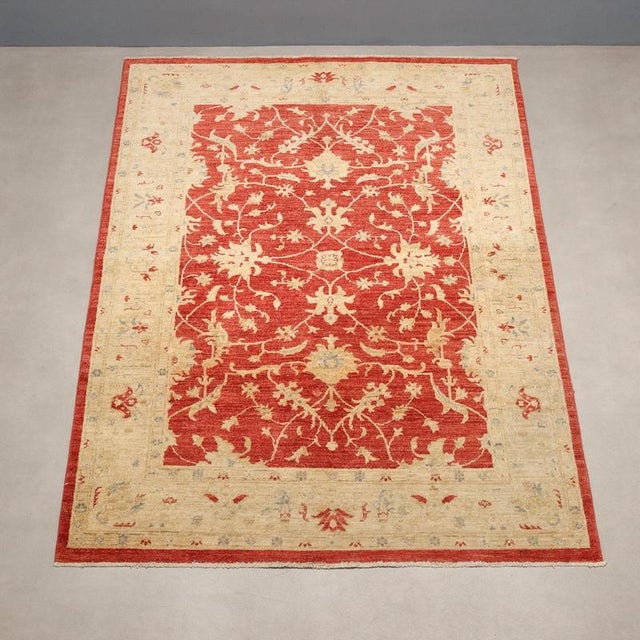 Herat Rug in Wool For Sale - Image 3 of 8