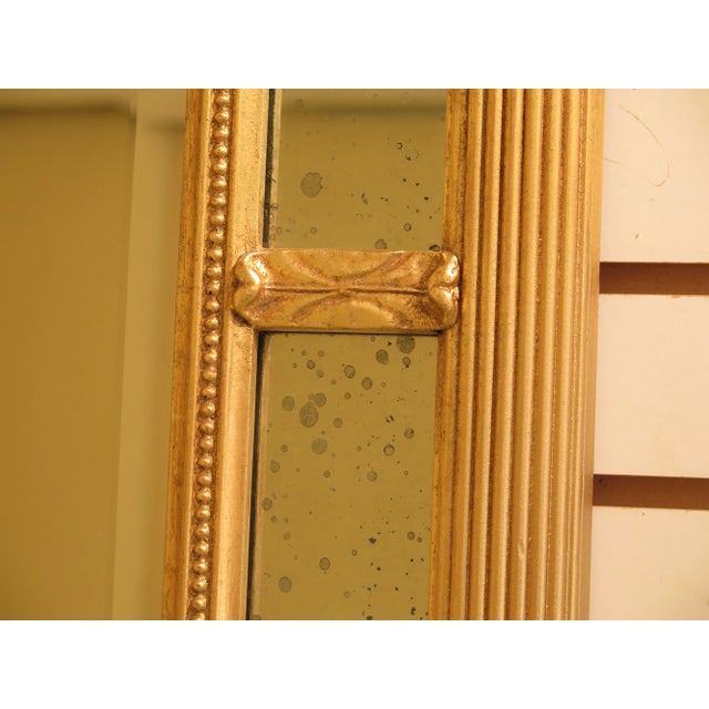 Traditional Friedman Brothers Gold Gilt Rectangular Mirror For Sale - Image 3 of 7