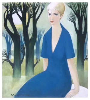 Laimdots Murnieks, Portrait, Oil on Cardboard