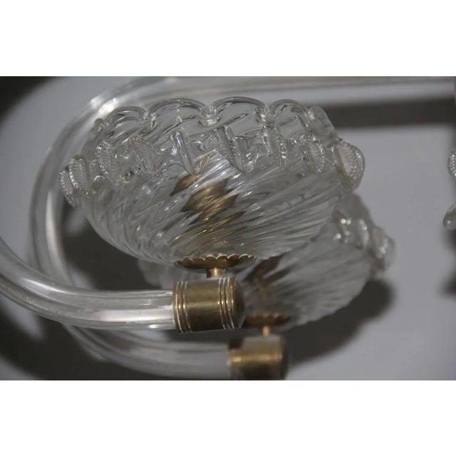 Murano Glass Chandelier from Barovier & Toso, 1940s For Sale - Image 4 of 11