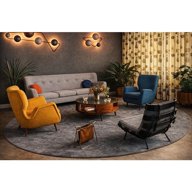 Carlo Hauner & Martin Eisler Magazine Rack for Forma, Brazil, 1950s For Sale - Image 10 of 12