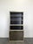 Gray Vintage Aluminum and Glass Display Cabinet, 1980s For Sale - Image 8 of 12