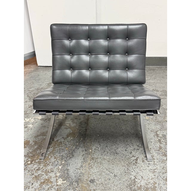 Knoll Ludwig Mies Van Der Rohe for Knoll Barcelona Lounge Chair For Sale - Image 4 of 12