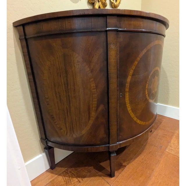 Traditional Baker Demilune Historic Charleston Console For Sale - Image 3 of 6