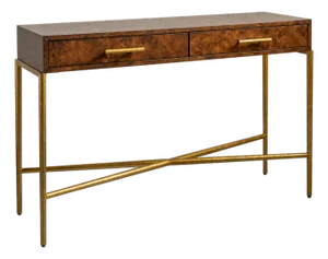 Whiskey Burlwood Console