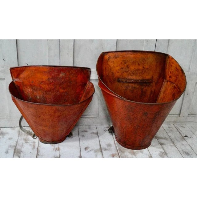 Antique French Painted Grape Hod For Sale - Image 10 of 10