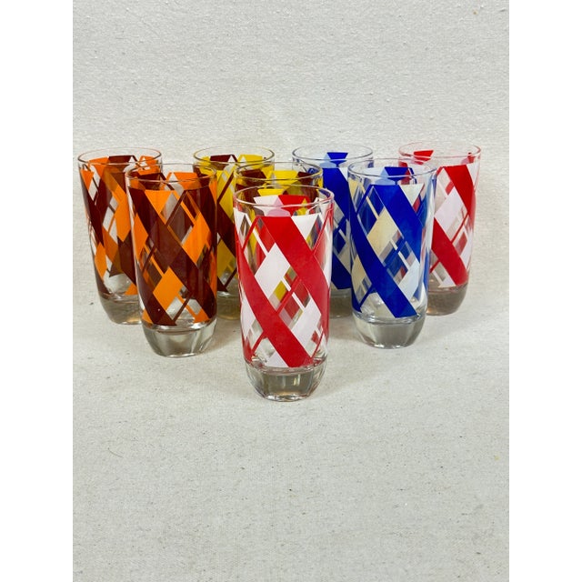 Mid-Century Modern Vintage Mid-Century Glasses For Sale - Image 3 of 9