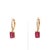 1.39 Cts Natural ruby earring in 18k gold For Sale - Image 17 of 18