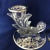 Mid 20th Century Vintage Fostoria Baroque Cornucopia Candlesticks Silver Overlay - A Pair For Sale - Image 5 of 6
