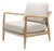 Becki Owens x SURYA Gaviota Accent Chair Beige For Sale