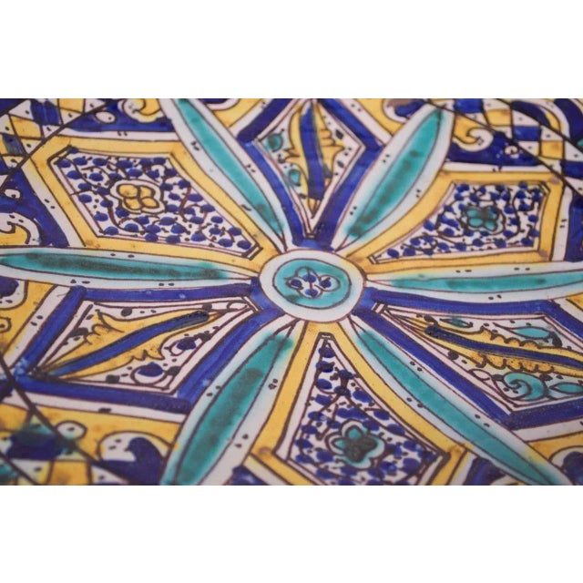 Large-Scale Italian Terracotta Charger For Sale - Image 4 of 13