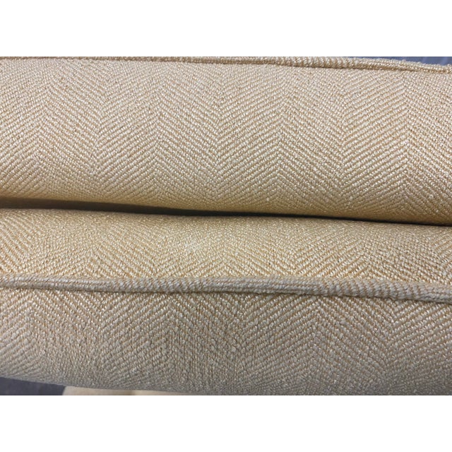 Textile 1970s Pillow Top Ottoman a Pair . For Sale - Image 7 of 12