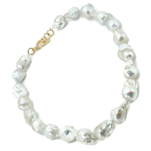 Early 21st Century Timeless Grace Baroque Pearl Necklace For Sale - Image 5 of 8