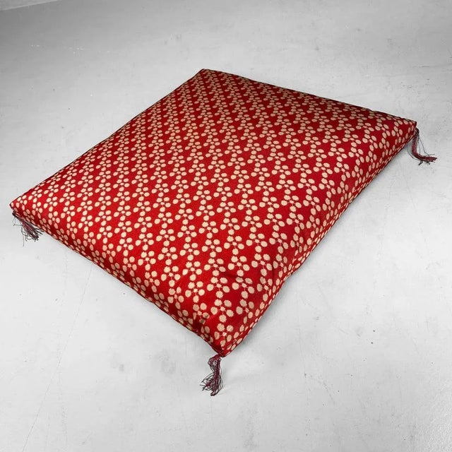 Japanese Zabuton Floor Cushions, 1980s, Set of 5 For Sale - Image 12 of 18