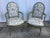 Remarkable pair of Gustavian-style painted chairs from Northern Europe The chair frames are very solid, possibly made of...
