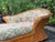 Hollywood Regency Vintage Steve Chase–Style Rattan Chaise Lounge | Palm Springs Hollywood Regency For Sale - Image 3 of 9