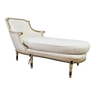 Artisan Louis XVI Revival Chaise Lounge, 1920–’50s For Sale