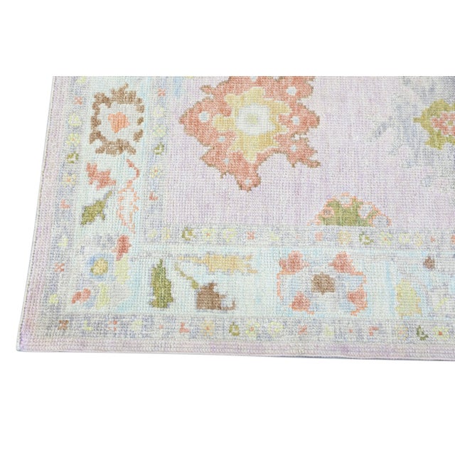 Early 21st Century Modern Turkish Oushak Rug 3'3" x 7'1" For Sale - Image 5 of 9