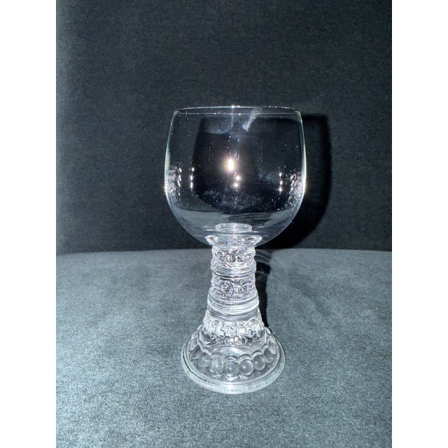 These beautiful crystal Bacchus wine glasses were produced in West Germany in the 1960s and 1970s by Rosenthal. The...