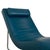 Petrol Blue 680 Leather Chaise Lounge with Manual Function from Rolf Benz For Sale - Image 6 of 15
