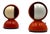 Eclisse Table and Wall Lamps by Vico Magistretti for Artemide, 1970s, Set of 2 For Sale