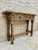 Baroque Early 20th Century Spanish Console Table with 2 Drawers and Turned Legs For Sale - Image 3 of 10