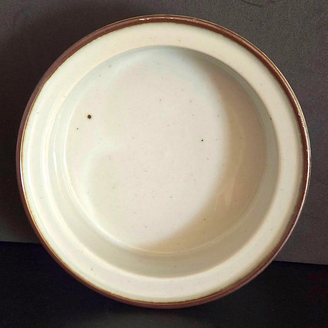 1960s Dansk Brown Mist Set With Coffee Pot, Bowls, Saucers - 18 Pieces For Sale - Image 12 of 16