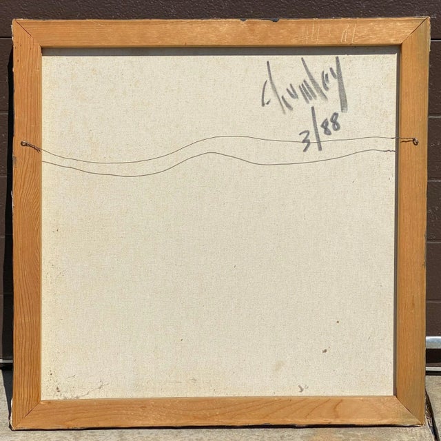 1980's Signed Pop Art Mona Lisa Etc. Original Painting on Canvas For Sale - Image 10 of 13