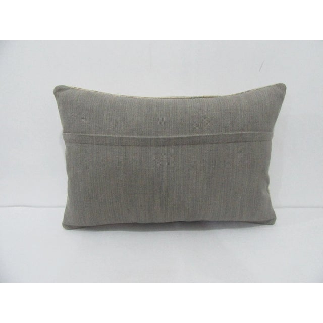 Traditional Faded Decorative Pillow Cover For Sale - Image 3 of 4