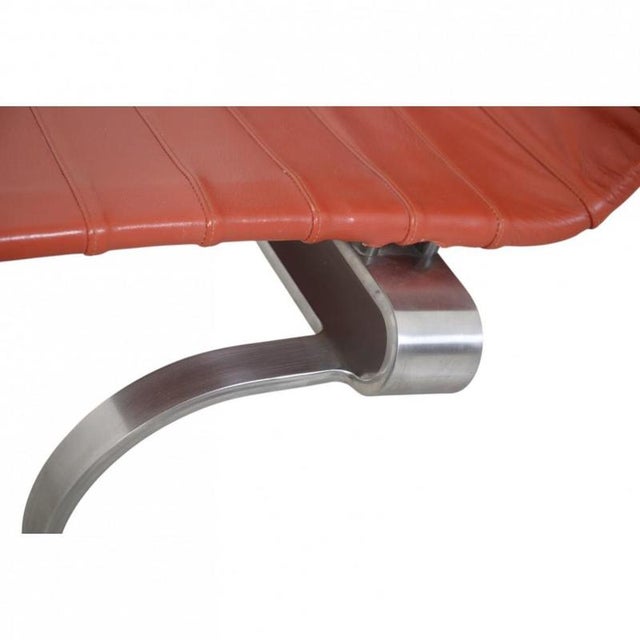PK20 Chair in Red Leather by Poul Kjærholm, 1987 For Sale - Image 12 of 16
