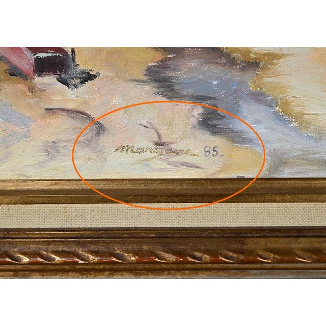 Marijane Le Goaster, Breton Coast, 1985, Gouache & Ink For Sale - Image 11 of 18